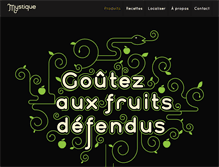 Tablet Screenshot of cidremystique.com
